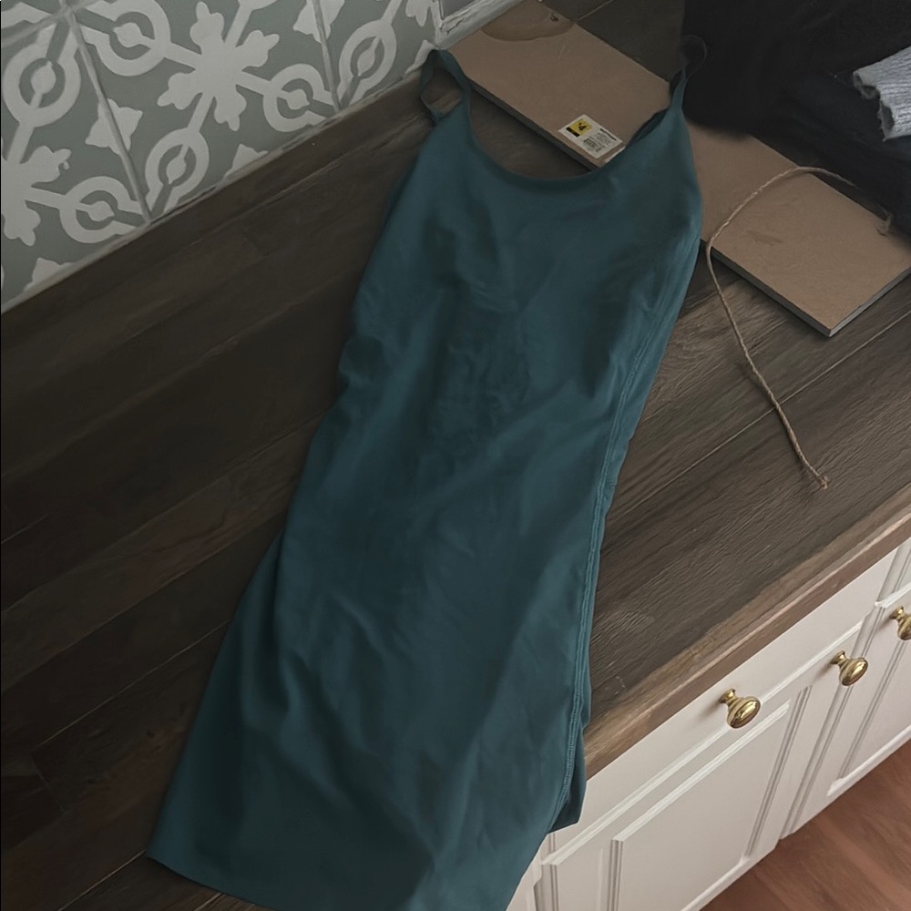 Teal Sleeveless Dress